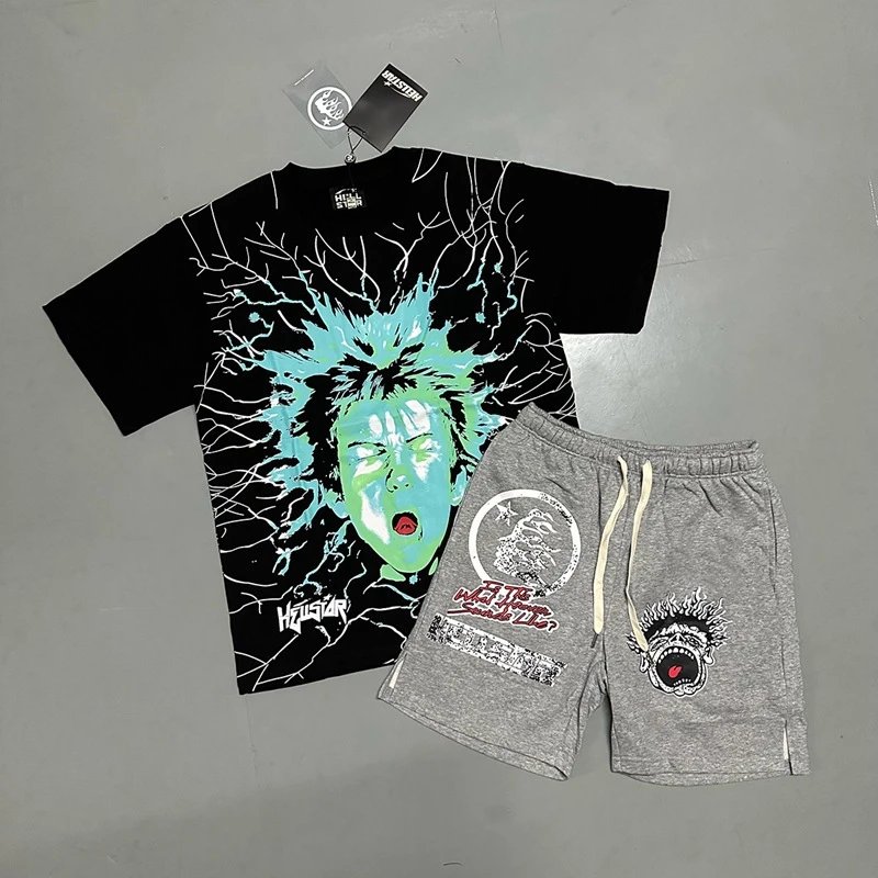 High quality loose casual short sleeved set