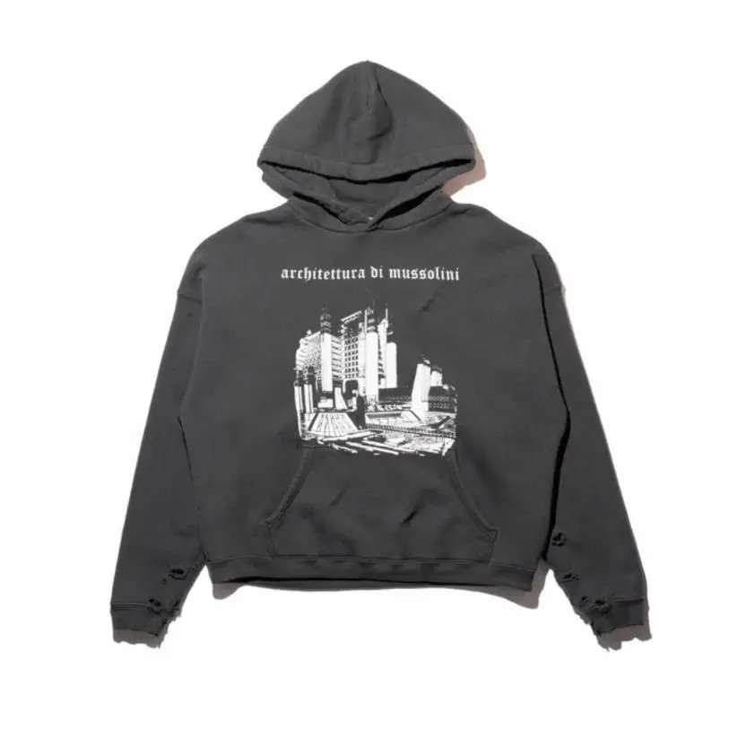 High quality melancholy printed hooded sweatshirt, please add : 18859952090 if you need size guidance