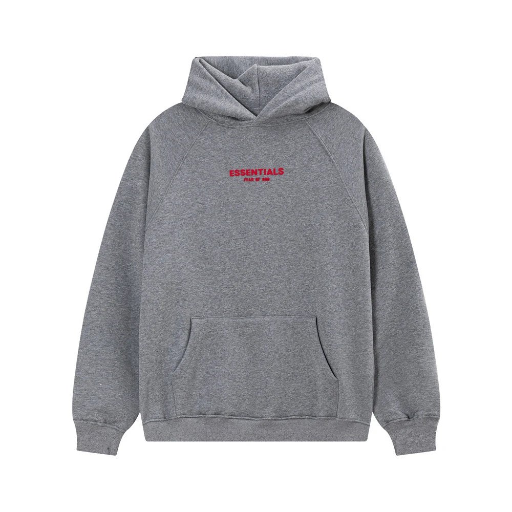 Three dimensional red silicone letter velvet hooded sweatshirt casual pants set