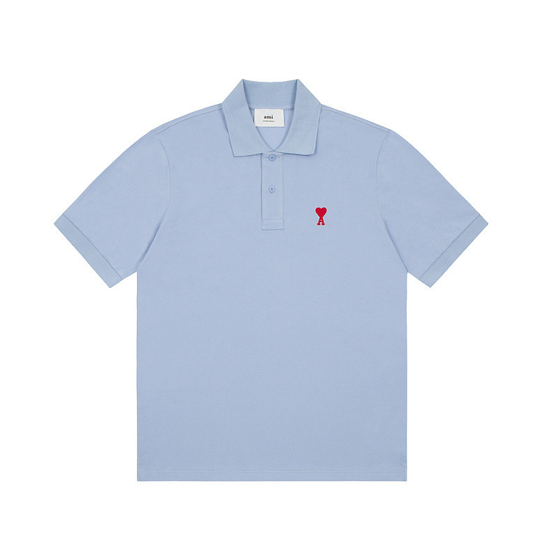 High quality small heart embroidered short sleeved 1:1 pls add : 18030258501 if you need size guide