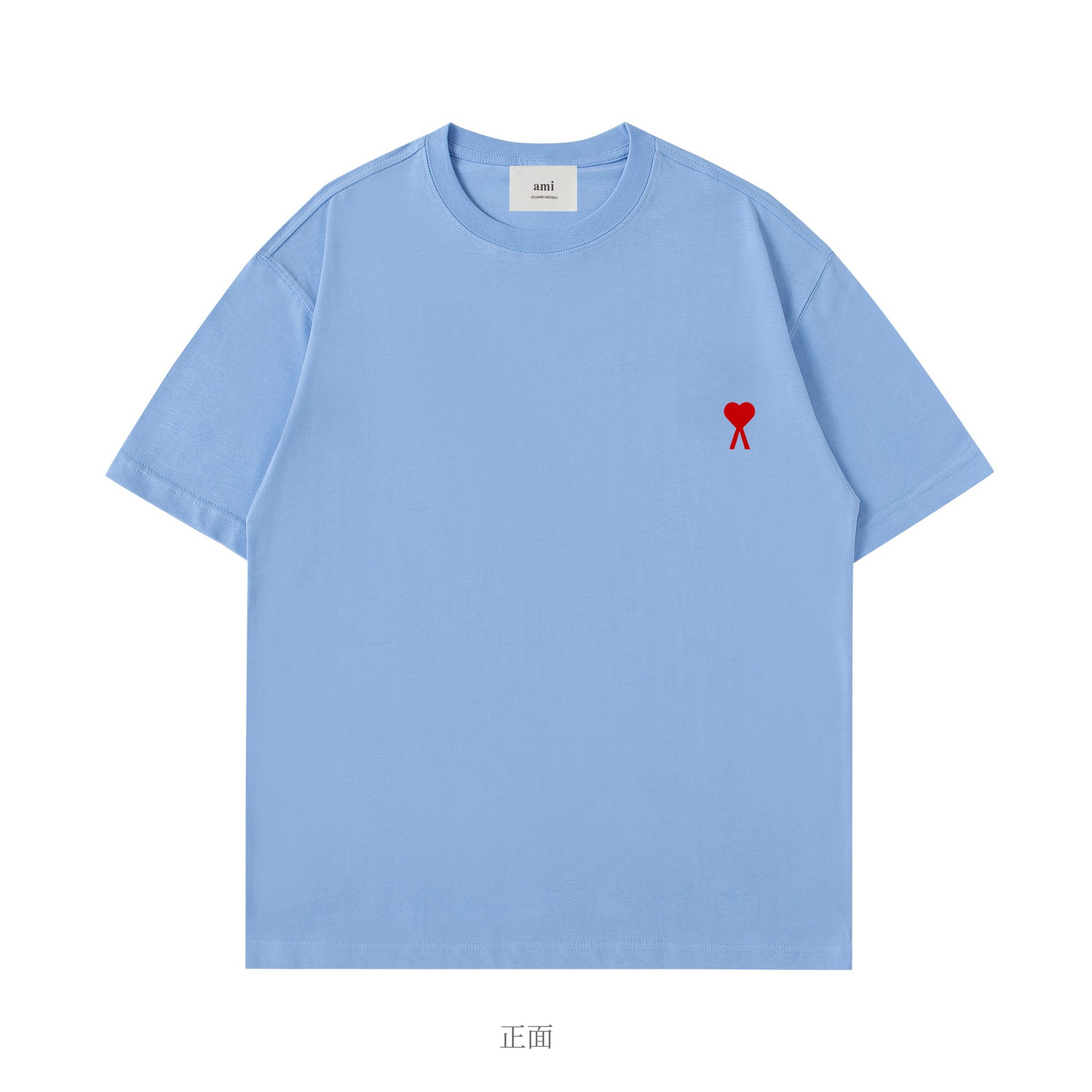 High quality small heart embroidered short sleeved 1:1 pls add : 18030258501 if you need size guide