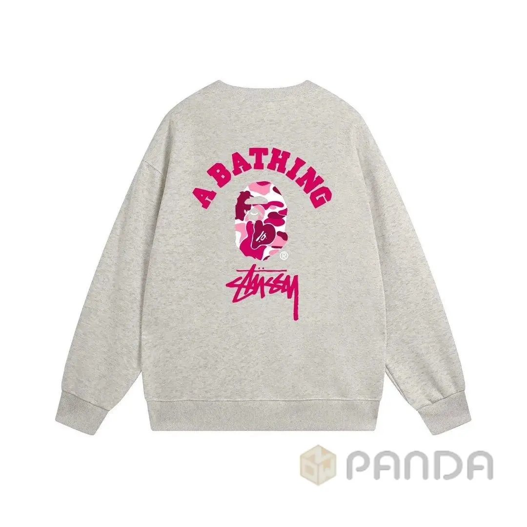 High quality co branded classic ape man print round neck hoodie, please add : 18030258501 if you need size guide