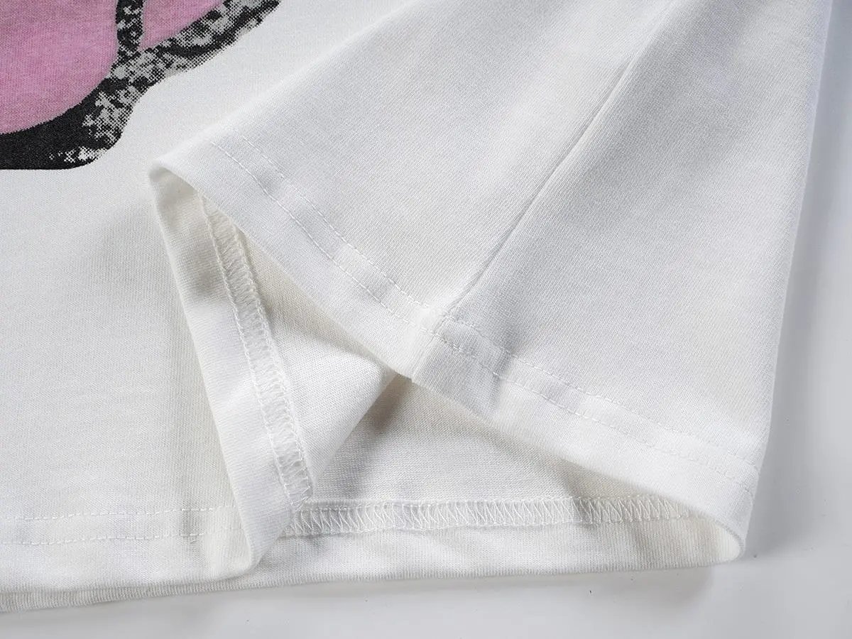 High quality trendy printed bat short sleeves