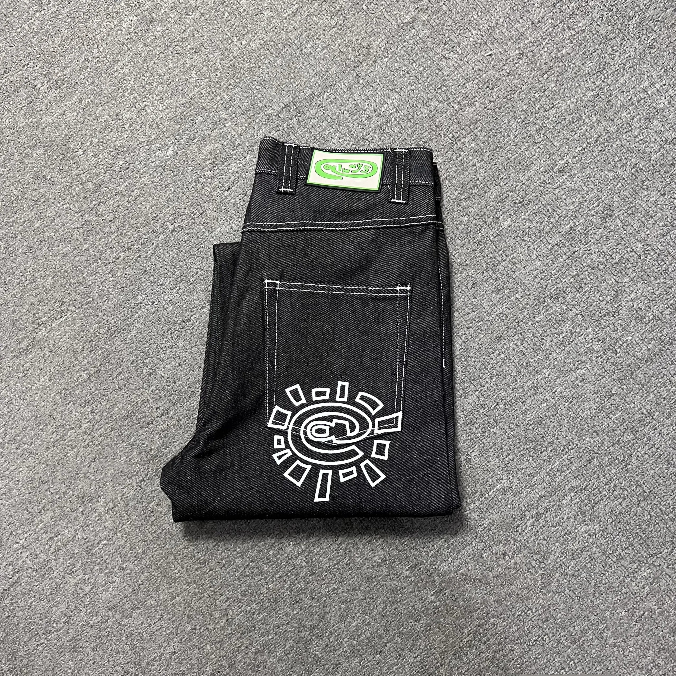 New high quality sun hoodie set jeans