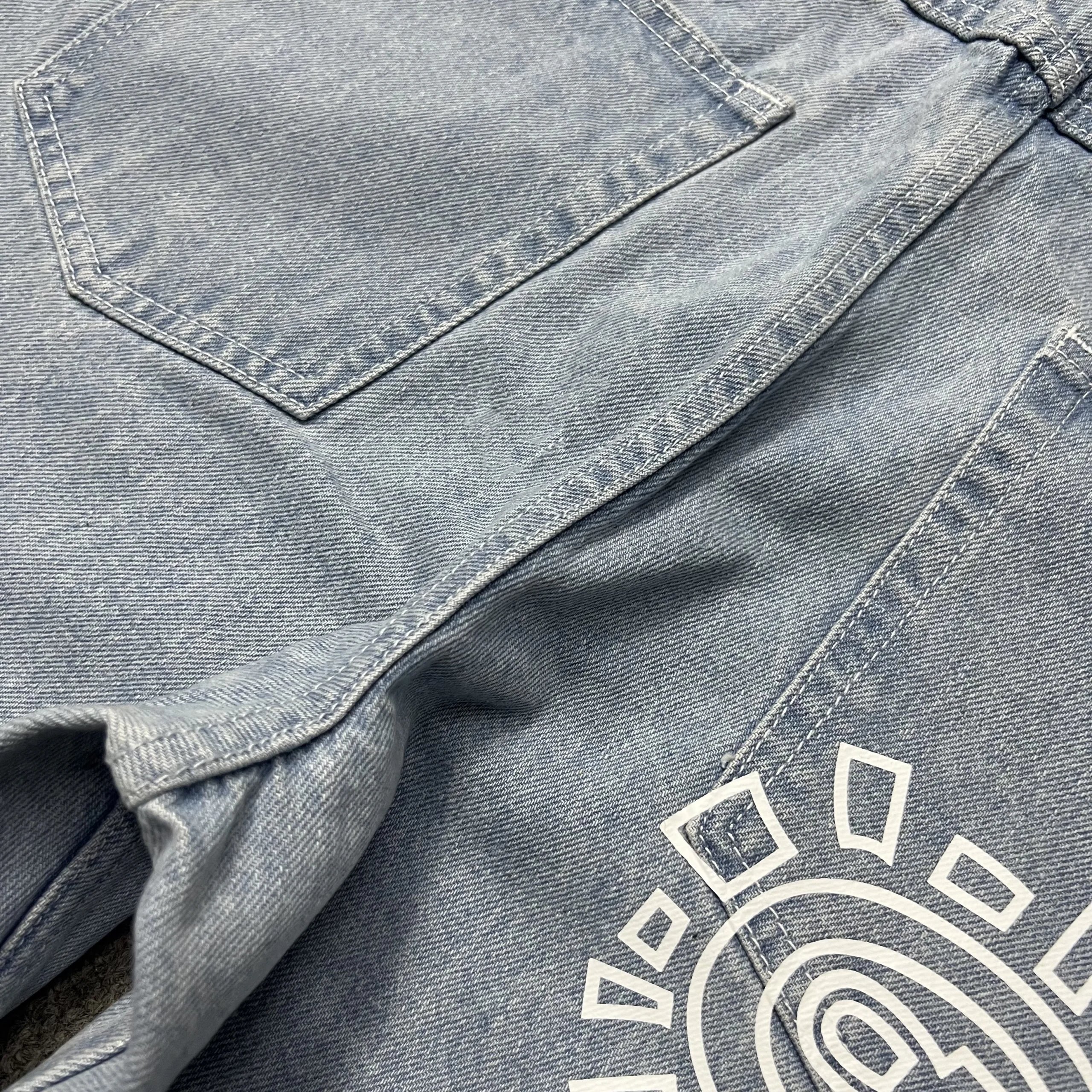 New high quality sun hoodie set jeans