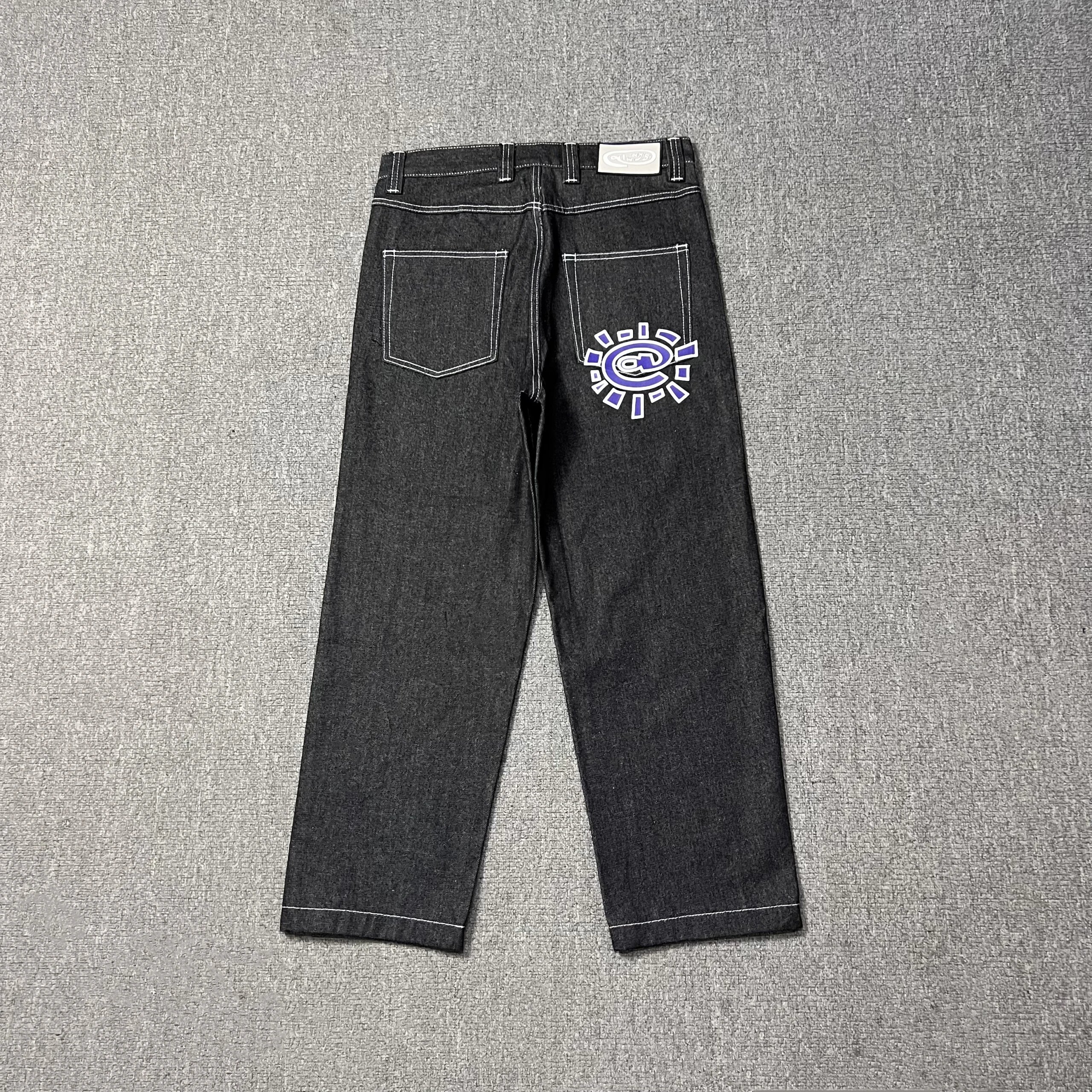 New high quality sun hoodie set jeans