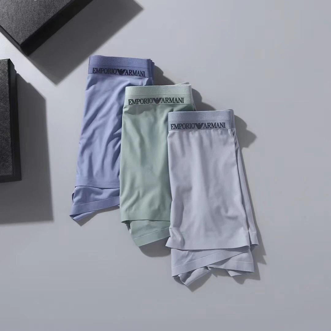 High quality men's underwear in a box of three, available in any color