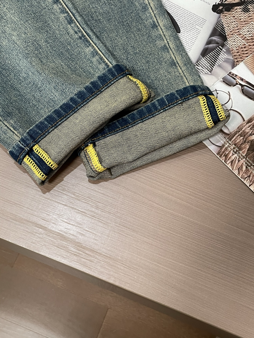 New high-end men's stretch brand trendy pants and jeans