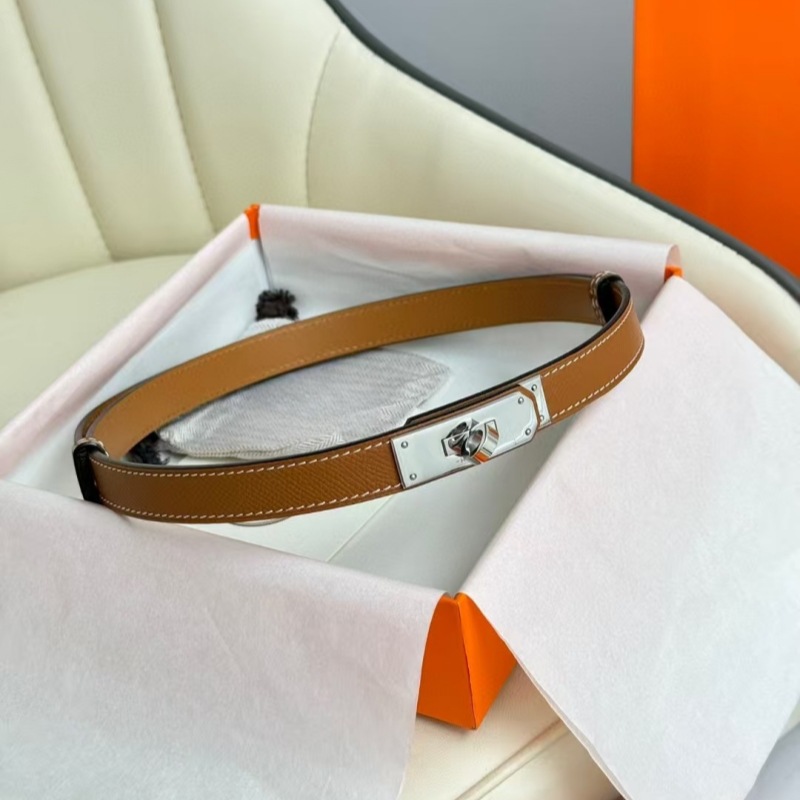 High quality first layer cowhide steel buckle women's belt