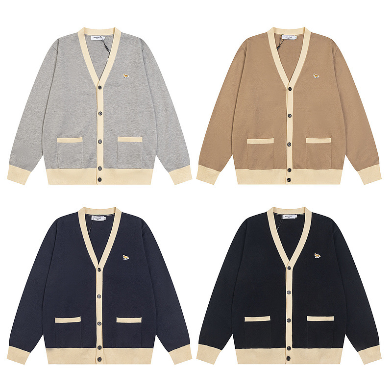 High quality fox head wool sweater cardigan pls add : 18030258501 if you need size guide