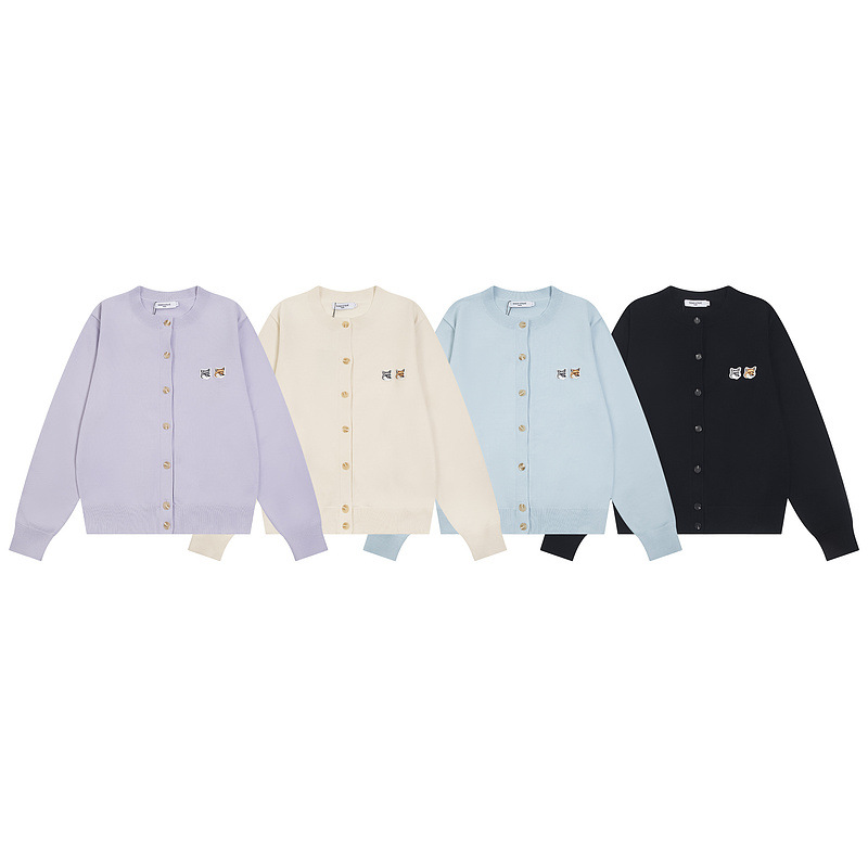High quality fox head wool sweater cardigan pls add : 18030258501 if you need size guide