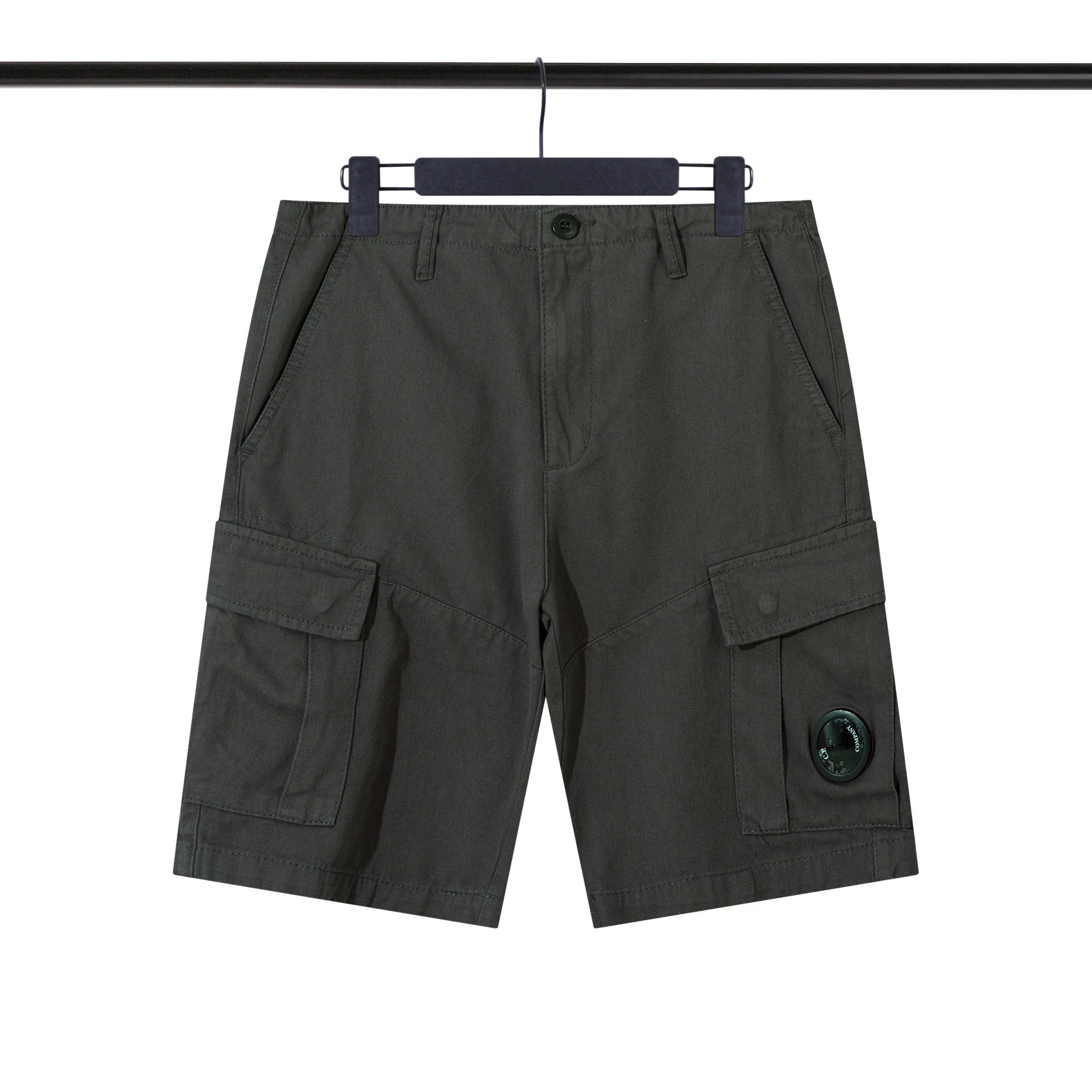 High quality glasses embroidered double pocket waterproof beach pants shorts