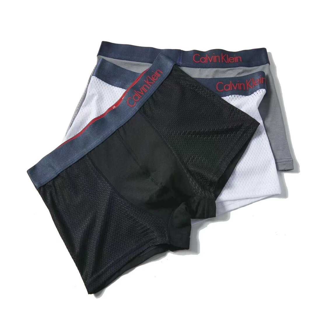 High quality men's underwear, box of three, color options available 02