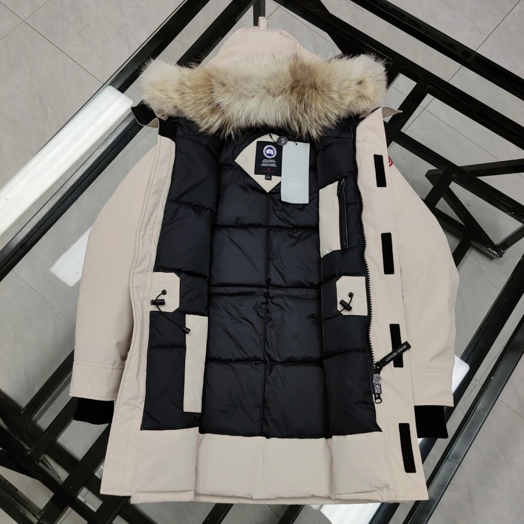 Winter long down jacket