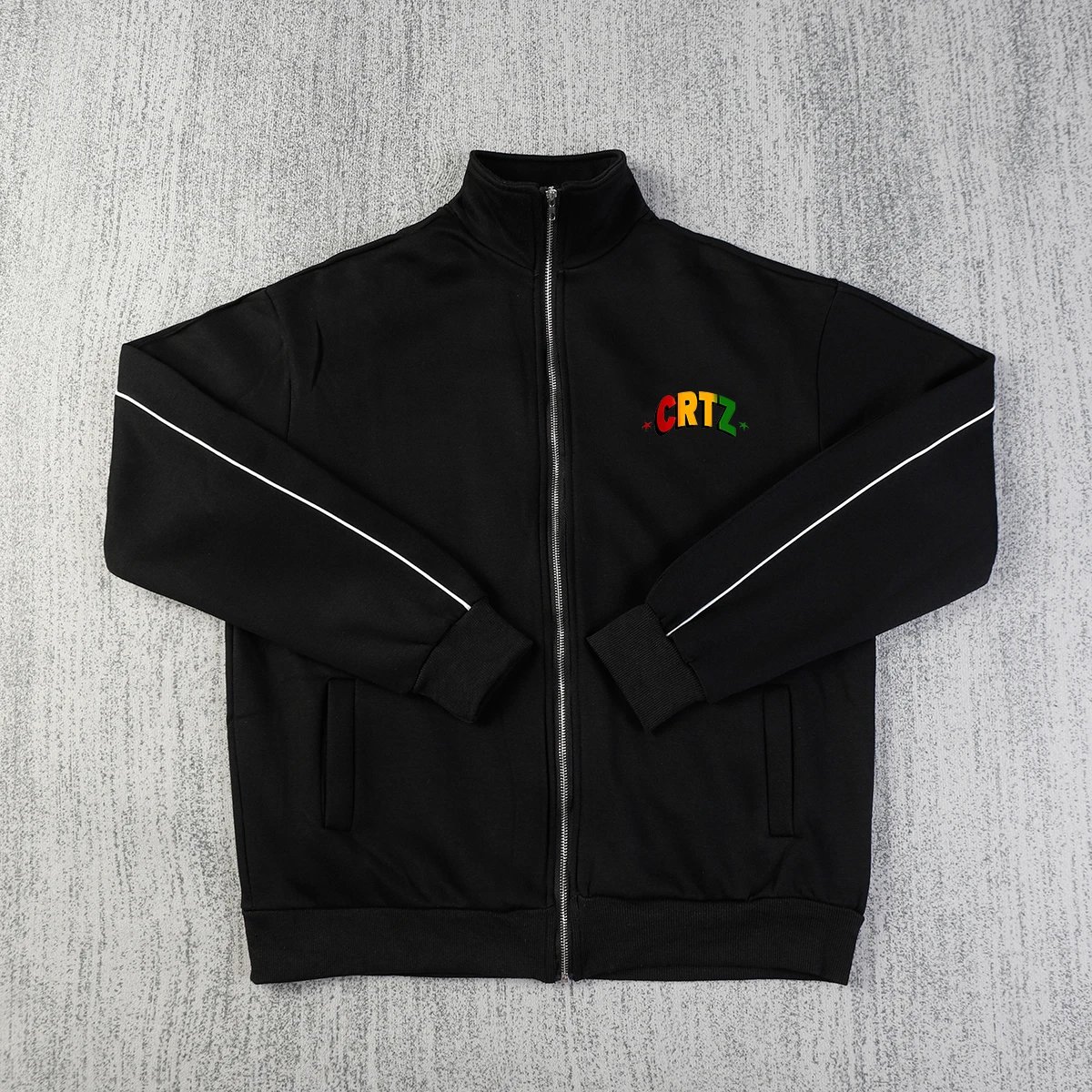 New High Quality Zipper Jacket Set
