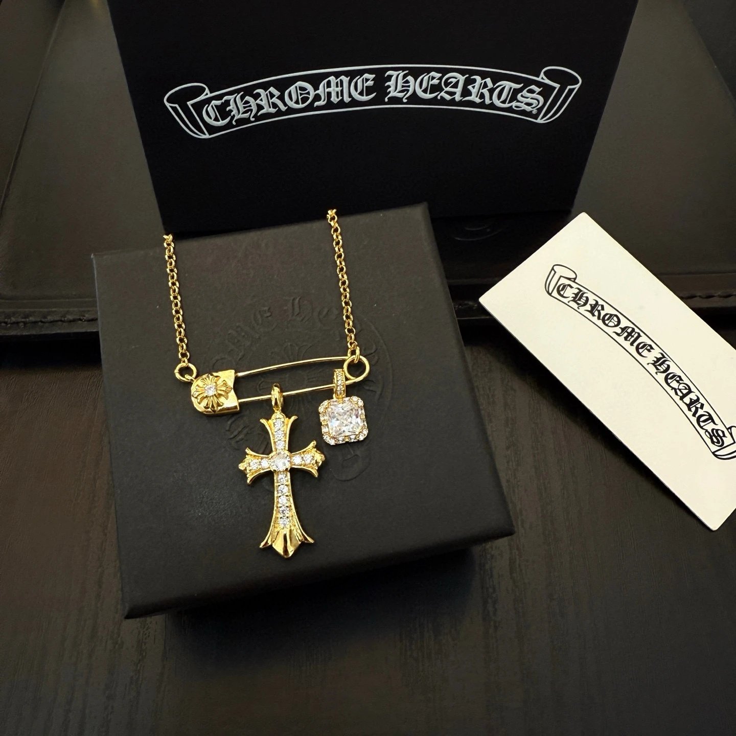 High quality Kroos Heart Quality Pin Key Cross High Necklace