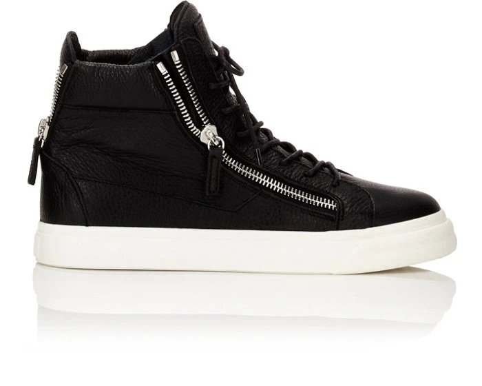 Black genuine leather, patent leather, high top zipper, metal double iron buckle, flat bottomed board shoes