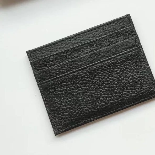 High quality cowhide integrated card bag