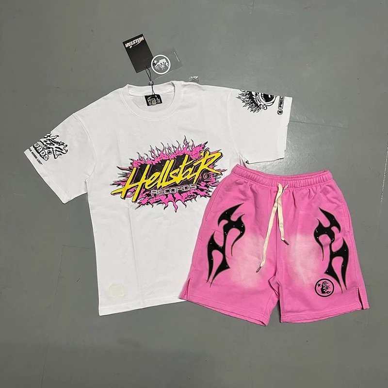 High quality loose casual short sleeved set