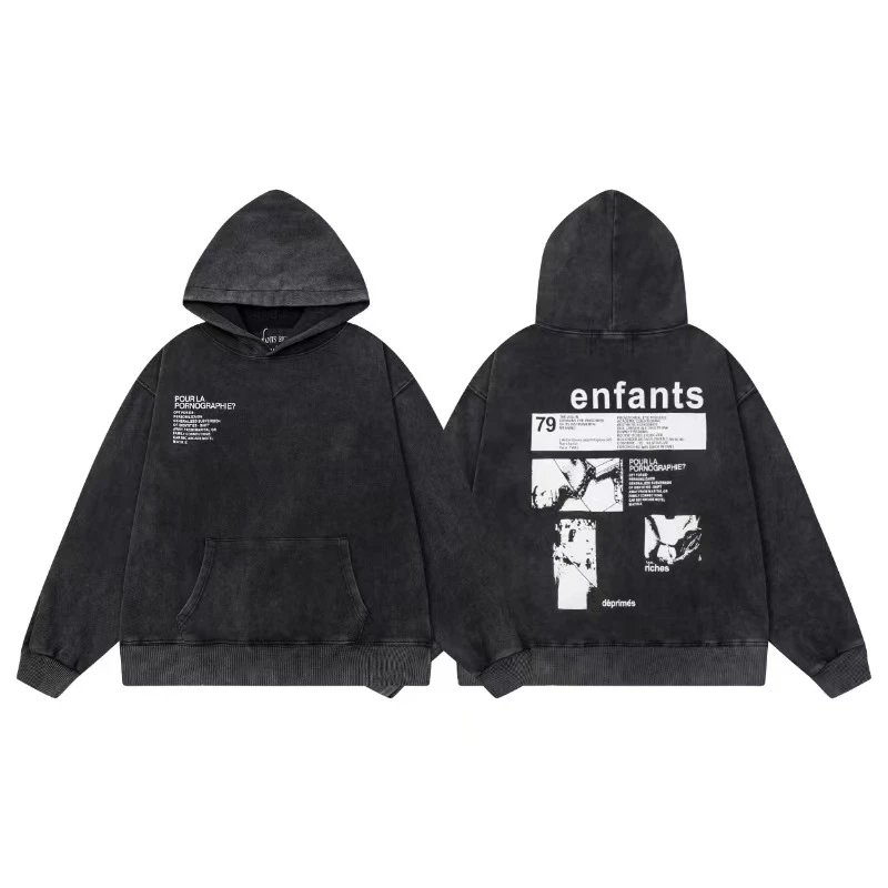 High quality melancholy printed hooded sweatshirt, please add : 18859952090 if you need size guidance