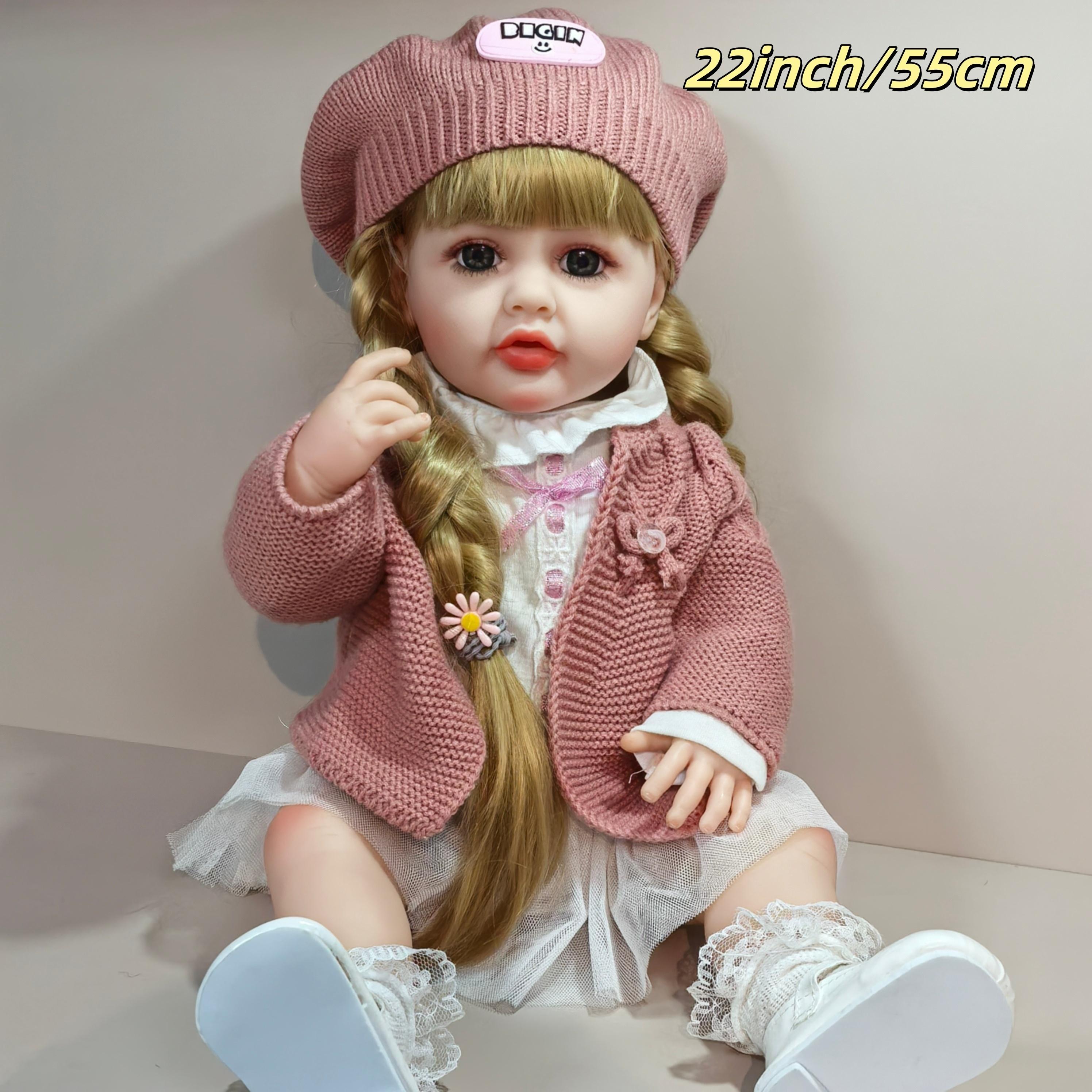 KEIUMI Reborn Baby Dolls- Birthday and Christmas Gift for Kids,22 inch Full Body Silicone Baby Girl-Betty