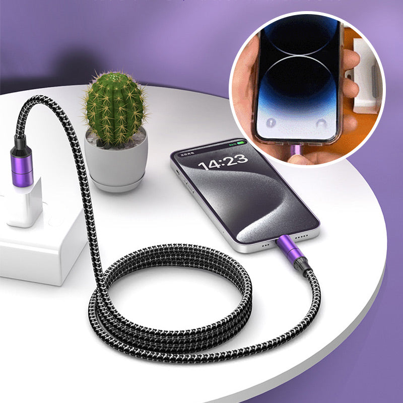 100W Schnellladung 4-in-1 Kabel Typ-C zu Lightning