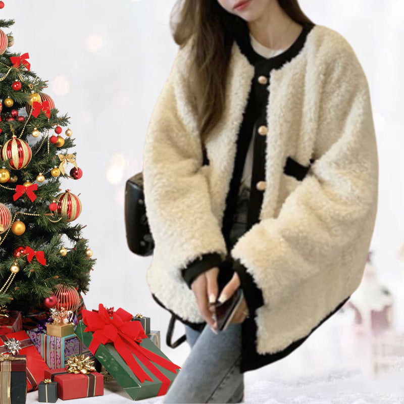 🔥HOT SALE 32.99🔥🎁Best Gift-Women's Winter Artificial Fleece Thickened Warm Coat(45%OFF)
