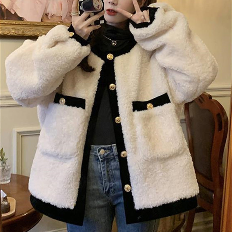 🔥HOT SALE 32.99🔥🎁Best Gift-Women's Winter Artificial Fleece Thickened Warm Coat(45%OFF)
