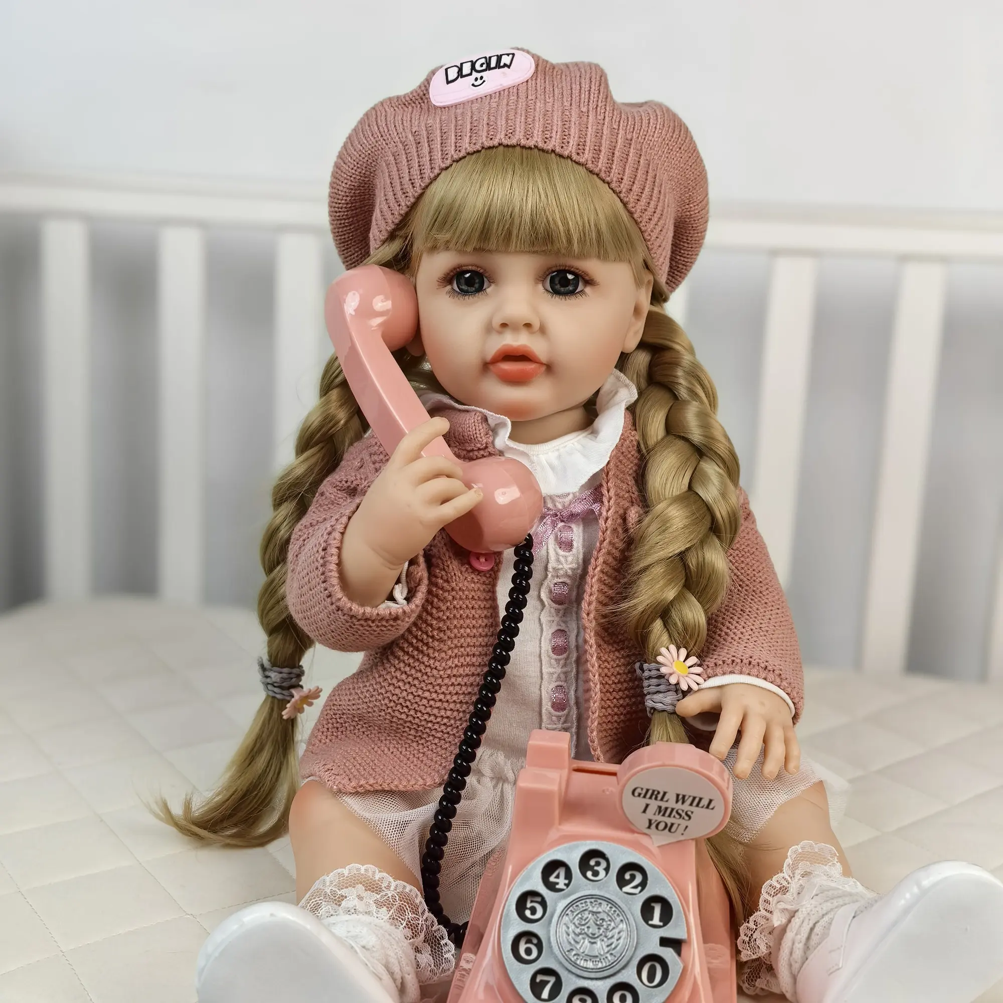 KEIUMI Reborn Baby Dolls- Birthday and Christmas Gift for Kids,22 inch Full Body Silicone Baby Girl-Betty