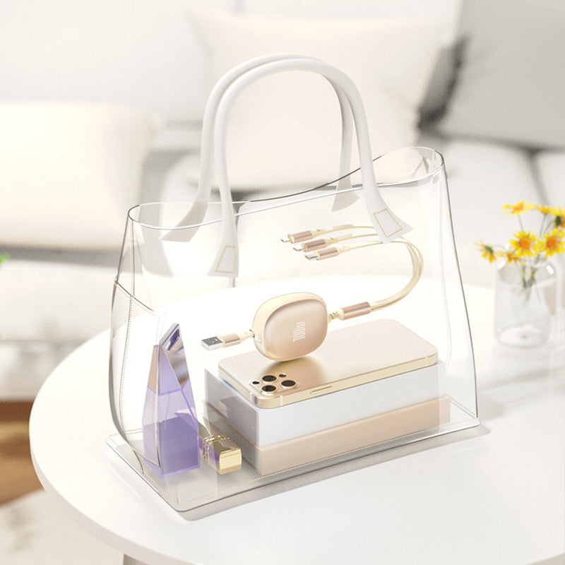 3-in-1-Kompaktes zusammenziehbares Schnellladekabel