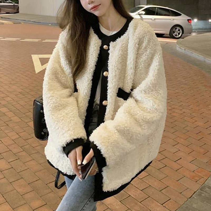 🔥HOT SALE 32.99🔥🎁Best Gift-Women's Winter Artificial Fleece Thickened Warm Coat(45%OFF)