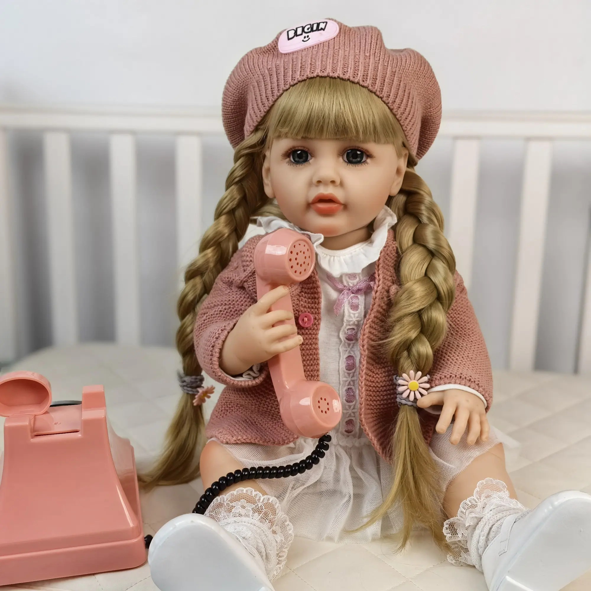 KEIUMI Reborn Baby Dolls- Birthday and Christmas Gift for Kids,22 inch Full Body Silicone Baby Girl-Betty