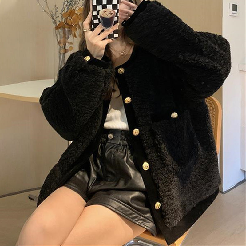 🔥HOT SALE 32.99🔥🎁Best Gift-Women's Winter Artificial Fleece Thickened Warm Coat(45%OFF)