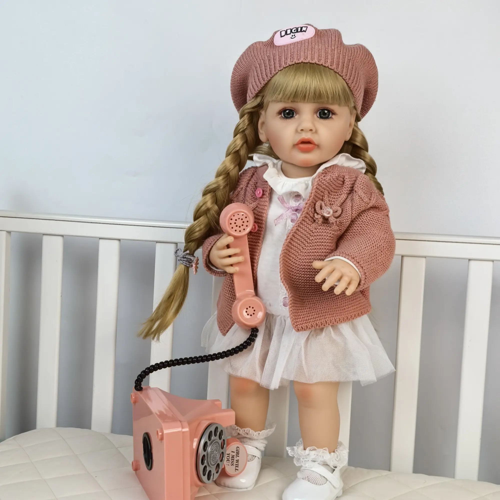 KEIUMI Reborn Baby Dolls- Birthday and Christmas Gift for Kids,22 inch Full Body Silicone Baby Girl-Betty