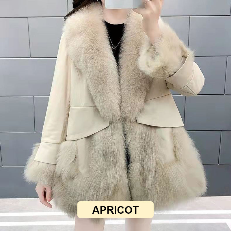 🔥HOT SALE🔥Geschenk-Auswahl -Women's Mid-Length Faux Fur Coat(46%OFF)