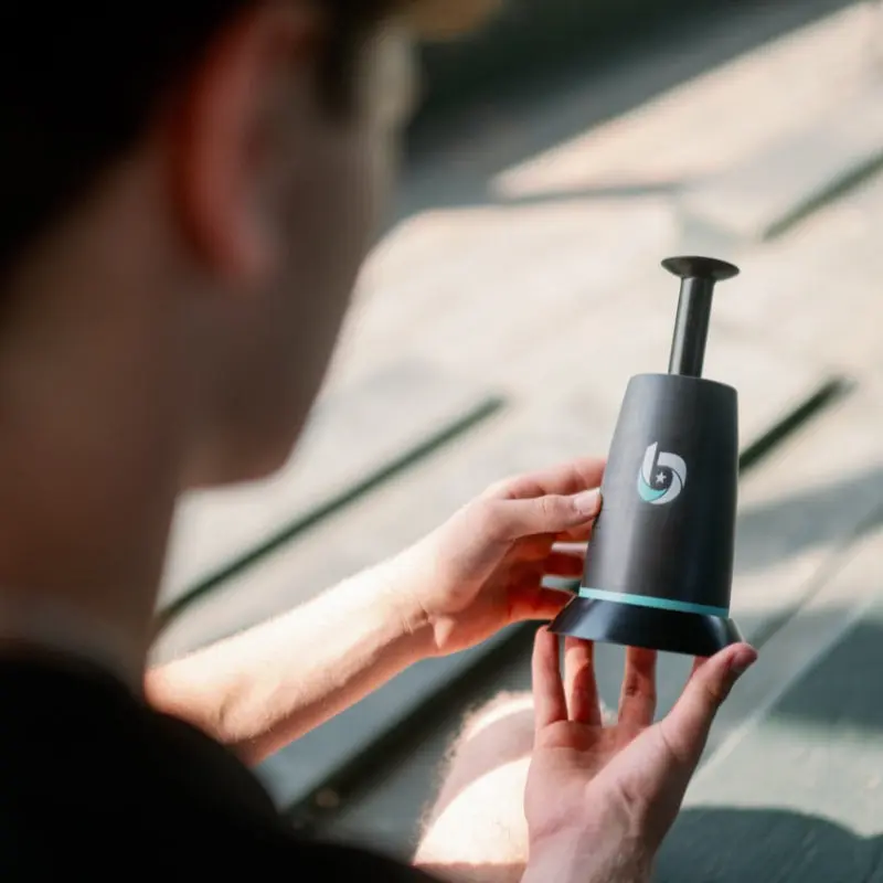 Tee Popper 6 Ball Bundle - Baseball Training Hitting Aid with 46" Pop Height & 3-Second Dwell Time for Solo Drills