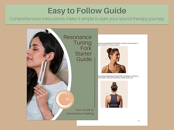 Resonance Sound Healing Tuning Fork Set &ndash; 128Hz, 136.1Hz, 256Hz, 384Hz with Activator &ndash; Sound Therapy for Stress Relief, Deep Relaxation & Chakra Balancing