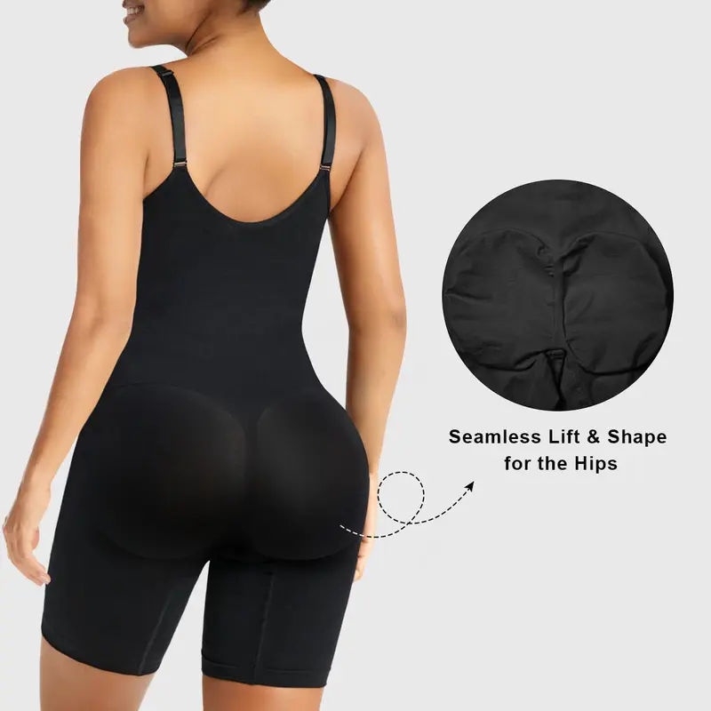 SHAPERX Shapewear for Women Tummy Control Bodysuits Zip-Up Comfort Ultra Stretch Fabric Customizable Fit Breathable Mesh Design Comfortable Fit