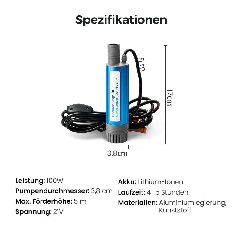  🔋 50% OFF! ✨ Cordless High-Performance Transfer Pump Set