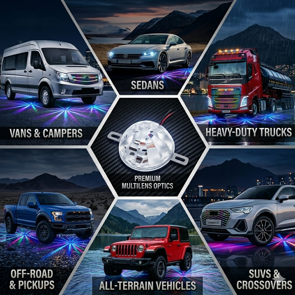 Universal Waterproof LED Underglow Chassis Lights
