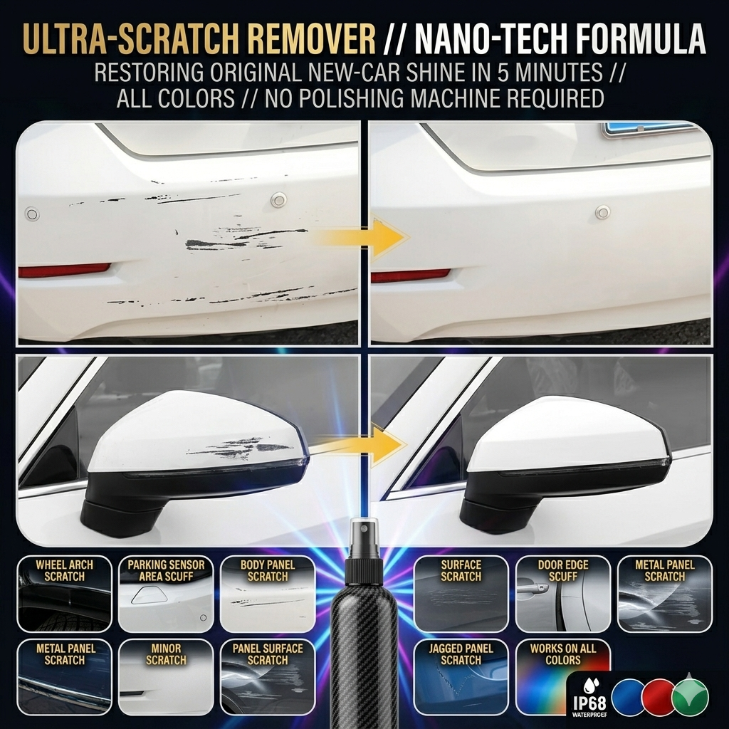 Car Paint Scratch Removal Spray – Buy 1 Get 2 Free ✨