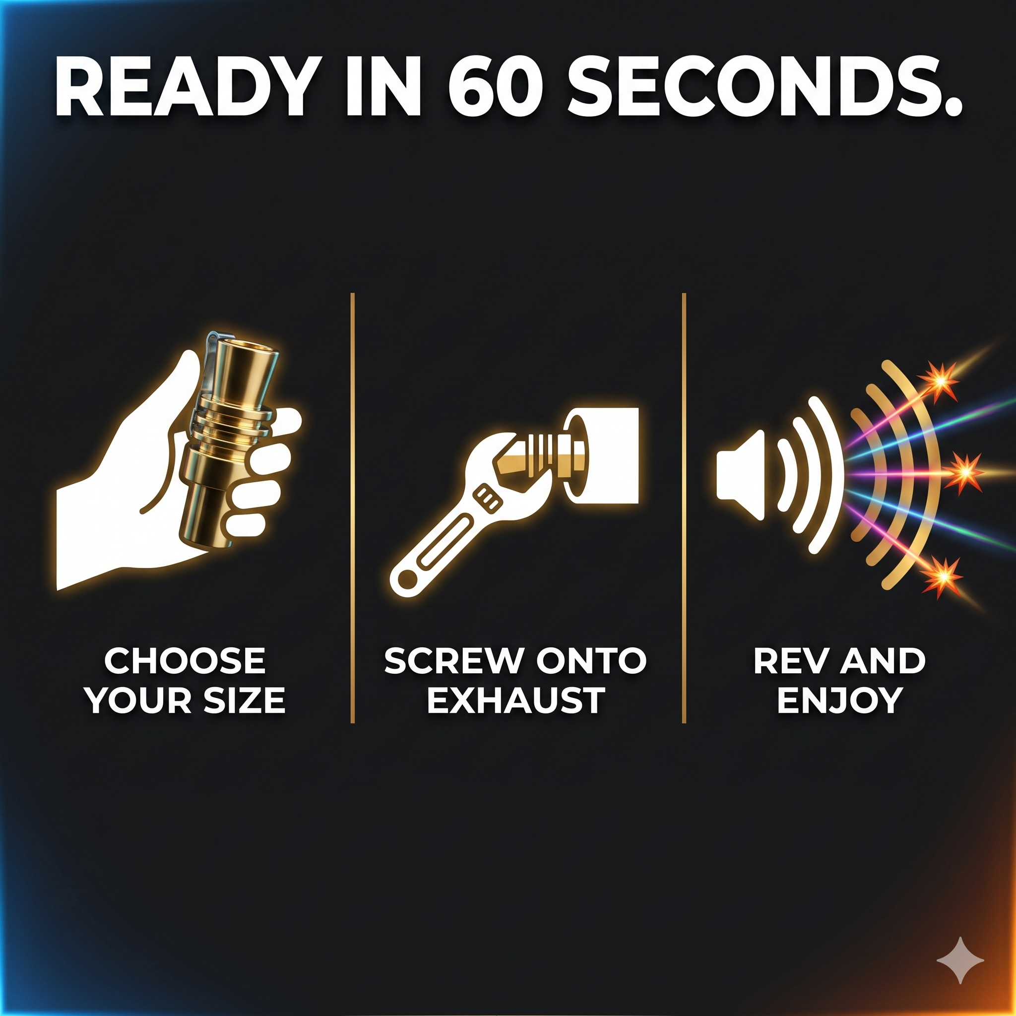 Turbo Sound Simulator Whistle – Universal Fit, 5 Colors 🏎️