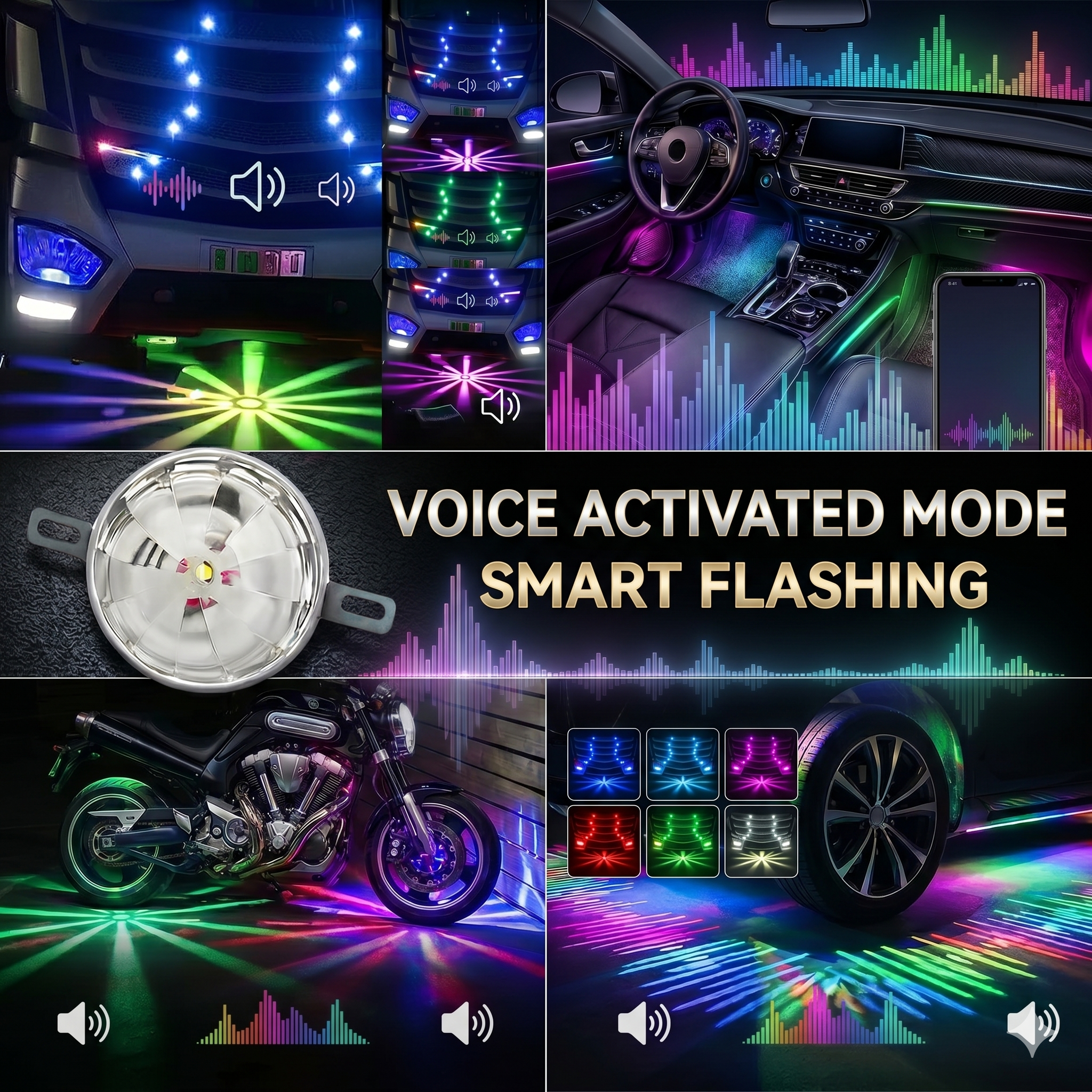 Universal Waterproof LED Underglow Chassis Lights