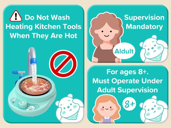 Kids Cooking Sets Real Pink Play Mini Kitchen, Safe Real Food Making Knife Set for Children 8-12 &mdash; Montessori Toy, Valentine&rsquo;s Day Gift Ideas for Kids