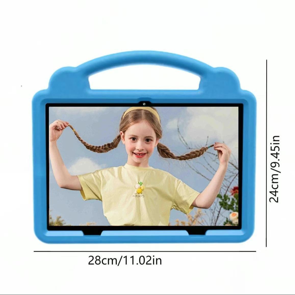 10.1-Inch Learning and Entertainment Tablet, Student Tablets, Educational Tablet with 2.4G Wi-Fi, GMS, Eye-Protection Screen, Parental Controls, Dual Cameras and Shockproof Case