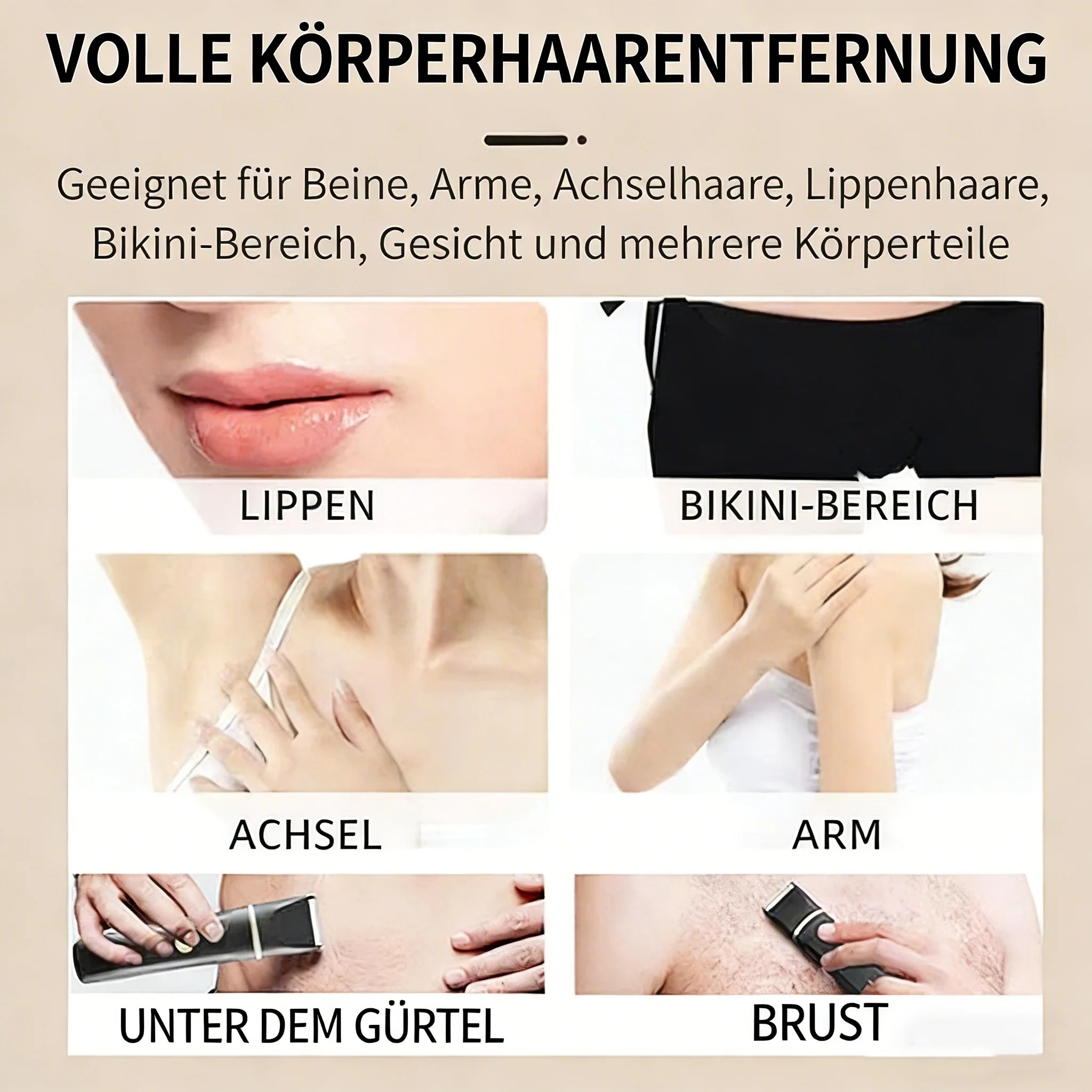 🔥Nur für kurze Zeit 50 % Rabatt✨3 in 1 Elektrischer Körper Haartrimmer, Kabelloser Groin Haartrimmer für Männer, großartig für den täglichen Gebrauch von Männern