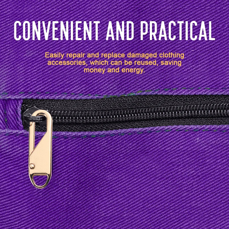 Universal abnehmbarer Reißverschluss-Schieber (1 SET/8pcs)