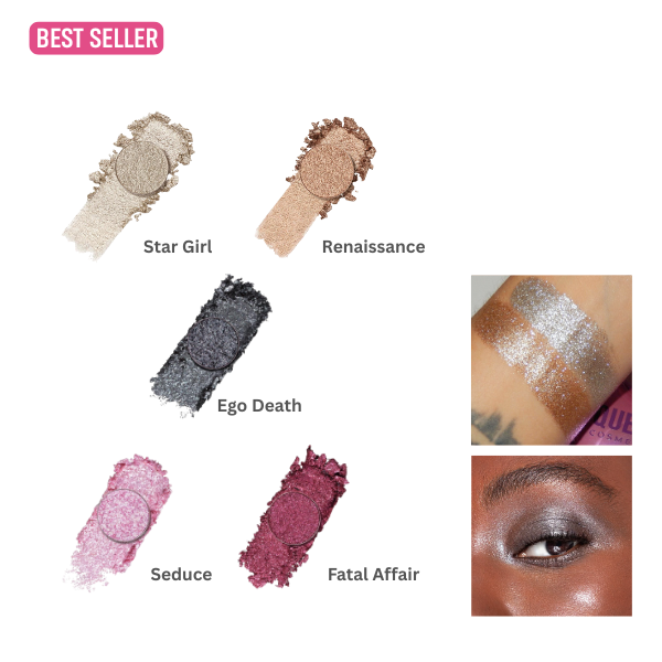 Sublime Hearts Refillable Metallic Eyeshadow - Queen cosmetics 