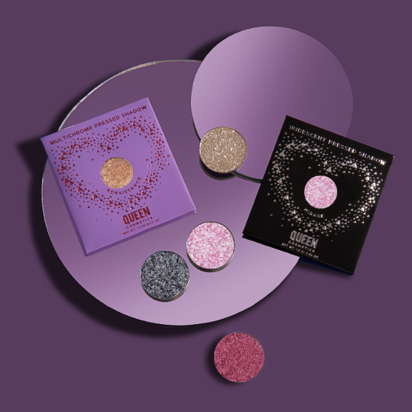 Sublime Hearts Refillable Metallic Eyeshadow - Queen cosmetics 