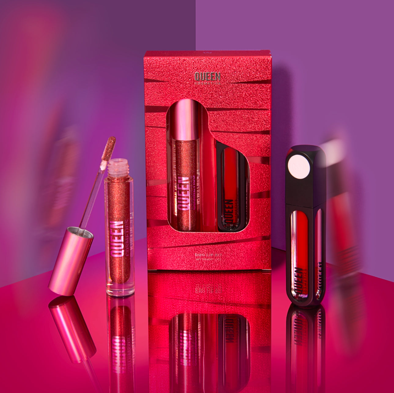 Power Trip Lip Kit - Queen cosmetics 